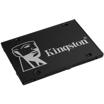 Kingston Твердотельный накопитель (SSD) KC600 SKC600/512G, 512 ГБ, 550 МБ/с, 520 МБ/с, SATA III, 3D TLC, 70 °C (SKC600/512G)