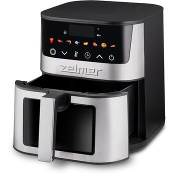 Zelmer Gaisa fritieris 72807099P, 1400 W, 5 l, 1 grozs, digitālais panelis, 8 programmas, 200 °C, 360 ° gaisa cirkulācija (72807099P)