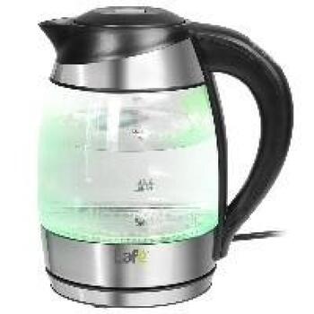 Lafe Электрический чайник CEG005 LAFCZA45187, 2200 Вт, 1.8 л, стекло, 5 уровней температуры, автоматическое отключение (LAFCZA45187)