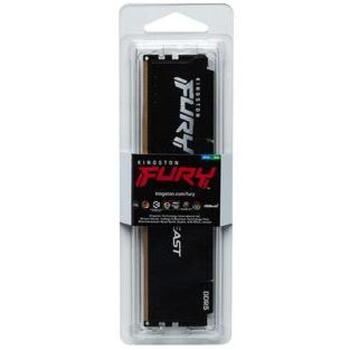 Kingston Оперативная память KF560C30BBE-16, 16 ГБ, 6000 МГц, CL30, DDR5, черный, Intel XMP 3.0, AMD EXPO (KF560C30BBE-16)