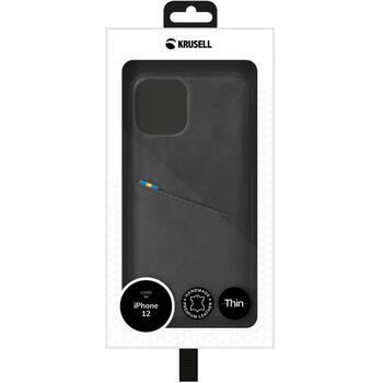 Krusell Sunne CardCover Apple iPhone 12 mini vintage black, 62155, 5.4