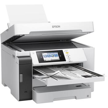 Epson Многофункциональный принтер EcoTank M15180 C11CJ41406, 3-в-1, A3, 25 стр/мин, 1200 x 1200 dpi, Wi-Fi, черно-белый (C11CJ41406)