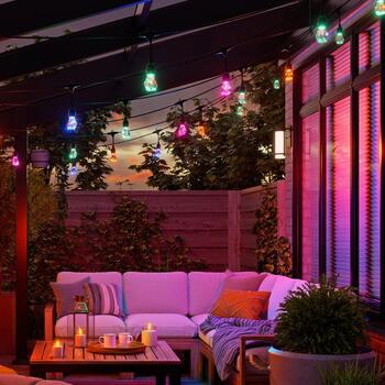 Nanoleaf String lights NF084E00-20SLO, 45m, 20 LED, RGBW/IC, IP65, SmartThings, Bluetooth, 220-240V (NF084E00-20SLO)