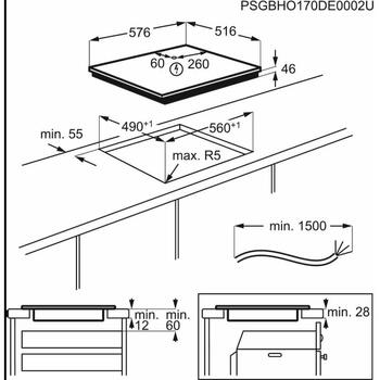 Electrolux EIT60443X, 60см, 220-240В, 3+интенсивный, 615/320 м³/ч, 68/53 дБ(А), LED, 2, алюминиевый фильтр, 2, 150мм, 1.35м (EIT60443X)