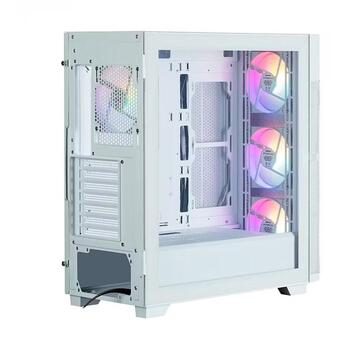 Zalman S5 NEO White ATX, 8800263650309, 2x2,5'' 3,5'' отсека, 4x120mm RGB вентиляторы, ATX/mATX/Mini-ITX (S5 NEO White)