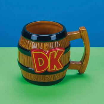 Paladone кружка в форме Donkey Kong PP4008NN, 16 × 10 × 12 см, 410 г, коричневая, логотип Donkey Kong (PP4008NN)