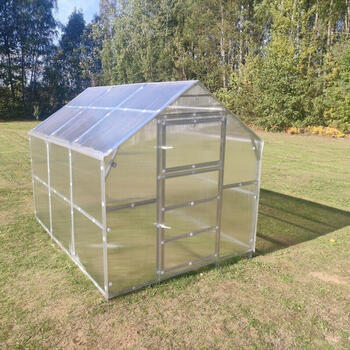 Siltumnīca KLASIKA BERNARD 2,35x8 m ar 6mm polikarbonāta pārklājumu, 4779037492374 (189)