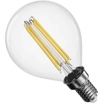 Emos LED лампочка Filament Mini Globe ZF1D22, 3,4 W, 470 lm, теплый белый, E14, 25 000 часов, 360°, 4 чипа (ZF1D22)
