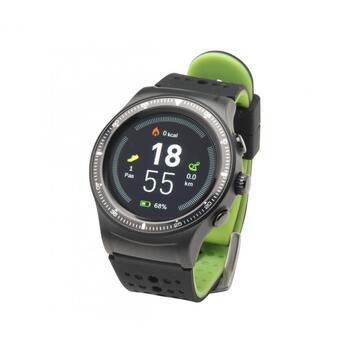 Denver Умные часы SW-500 116111100010, 1,3 дюйма IPS, GPS, 350 мАч, IP66, Bluetooth 4.0, отслеживание активности (116111100010)