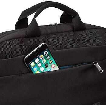 Case Logic Сумка для ноутбука ADVA114 BLACK, 14 дюймов, полиэстер, курьерский портфель, плечевой ремень, черная (3203986)