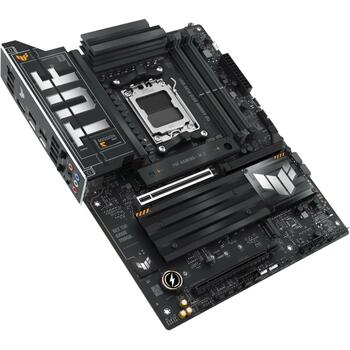Asus Mātesplate TUFGAMINGX870-PLUSWIFI, AMD AM5, DDR5, 192 GB, 4 DIMM, 4 M.2, 2 SATA III, 7.1 audio, Wi-Fi 7, Bluetooth 5.4 (TUFGAMINGX870-PLUSWIFI)
