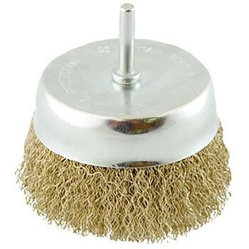 Koniskā birste uz ass 65mm, misiņa sari 02-9-0100 FASTER TOOLS (02-9-0100)