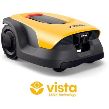 STIGA A 15V robotizēts zāles pļāvējs GPS RTK AI kamera bez vadiem līdz 1500m² 18cm 25.2V 5Ah 110min 24m/min 45% 20 zonas 2R7112028/ST1 (2R7112028/ST1)