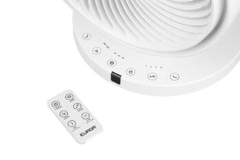 Galda ventilators mājai birojam un guļamistabai 60W 4 režīmi 3D oscilācija pults taimeris Vento 3D 384826 Eurom (384826)