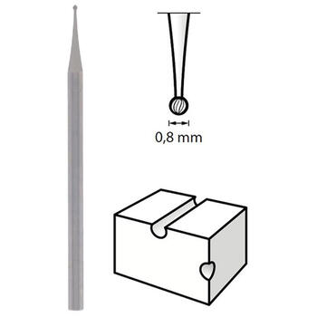 Smalkfrēze, D=0,8 mm, 3 gab. 26150105JA DREMEL (26150105JA)