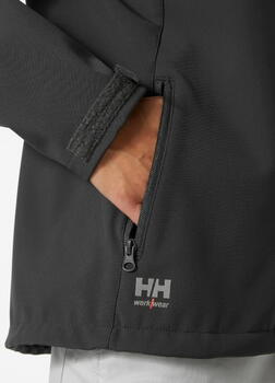 Helly Hansen Softshell jaka Manchester 2.0 74241_950-S, S, tumši pelēka, 5000 mm ūdensnecaurlaidība, 5000 g/m²/24h elpojamība (74241_950-S)