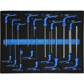 Инструментная тележка с 7 ящиками и 473 инструментами, Brilliant Tools, BT153473, 400 кг, 35 кг на ящик (BT153473)