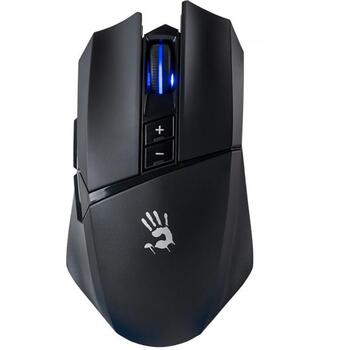 A4Tech Игровая мышь A4TMYS47696, 12000 CPI, 300 IPS, 8 кнопок, RGB подсветка, беспроводная, USB зарядка (A4TMYS47696)