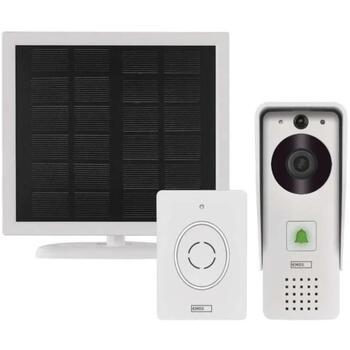 Emos Умный дверной звонок IP-09D H4030, 2x18650 аккумулятор 2200 мАч, 110°, IP44, ночное видение, возможность записи (H4030)
