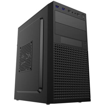 Gembird Корпус компьютера Fornax K300 CCC-FC-K300, 2x USB 3.0, 2x USB 2.0, черный, Mini Tower, Micro ATX (CCC-FC-K300)