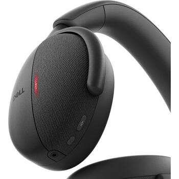 Dell Наушники Беспроводные WL7024 520-BBHC, 297g, Черный, Bluetooth 5.3, ANC, 80ч работы, Встроенный микрофон (520-BBHC)