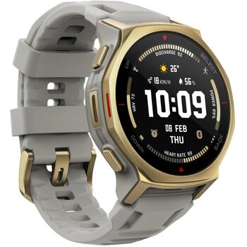 Huami смарт-часы T-REX 3 PRO W2548GL2N AMOLED 3.35 см 466 x 466 64 МБ ОЗУ 16 ГБ 640 мАч GPS 45 м водонепроницаемые (W2548GL2N)
