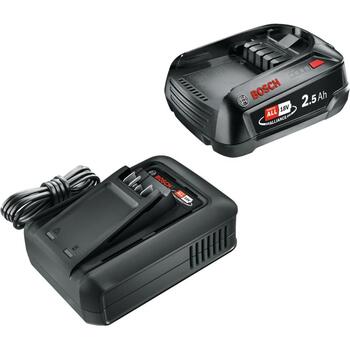 Bosch 1600A031T4 komplekts, 18V, 1x2.5Ah, AL 18V-44 lādētājs, 4.4A, 14.4-18V (1600A031T4)