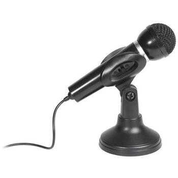 Tracer Микрофон Studio TRAMIC43948, 100-10000 Гц, 58 дБ, 1.8 м, 3.5 мм аудио разъем, кнопка включения/выключения (TRAMIC43948)
