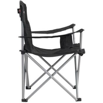 Outwell Krēsls Catamarca 470466, 125 kg, 84 cm, 50 cm, 85 cm, 3 kg, 600D x 300D poliesters, melns (470466)