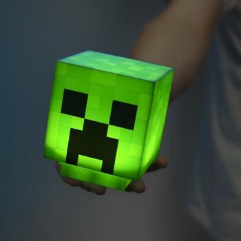 Paladone Minecraft Creeper Light PP6595MCF, 11см, Зеленый, LED, Напольный, Официально лицензированный продукт (PP6595MCF)