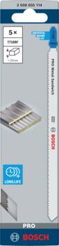 Figūrzāģiem PRO METAL SANDWICH T718BF FIGŪRZĀĢA ASMENS BOSCH 2608655114 (2608655114)
