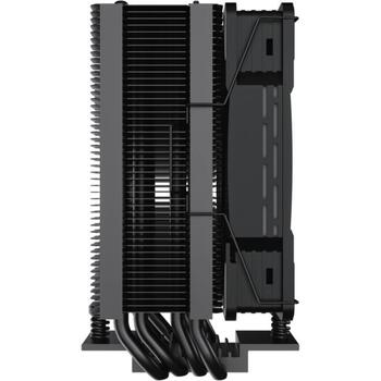 Gamemax procesora gaisa dzesētājs ICE FORCE BK, 585g, 44.35cfm, 4 siltuma caurules, TDP līdz 220W (ICE FORCE BK)