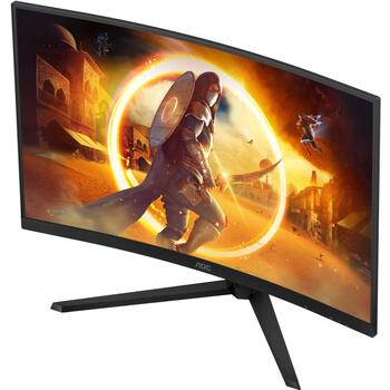Aoc ЖК монитор CQ32G4VE, 2560 x 1440, 180 Гц, 1 мс, 300 кд/м², 2xHDMI, 100x100 мм VESA, изогнутый (CQ32G4VE)