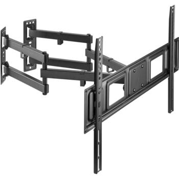 Sbox Kronšteins PLB-1348-2, 32-70 collu, 75x75-600x400, 45kg, melns, tērauds, plastmasa, noliecams-grozāms (PLB-1348-2)