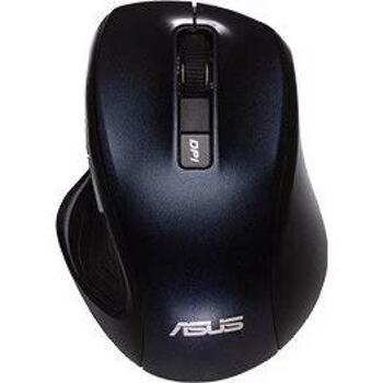 Asus optiskā pele MW202 90XB066N-BMU000, 2.4GHz, 4000 DPI, 6 pogas, akumulators AA, klusa darbība, ergonomisks dizains (90XB066N-BMU000)
