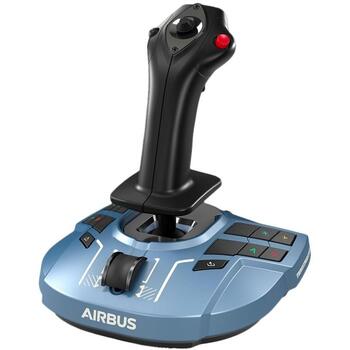 Thrustmaster джойстик TCA Captain Pack X Airbus Edition 4460217, USB, 4 оси, 31 кнопка, PC, Xbox Series X/S, черный, синий (4460217)