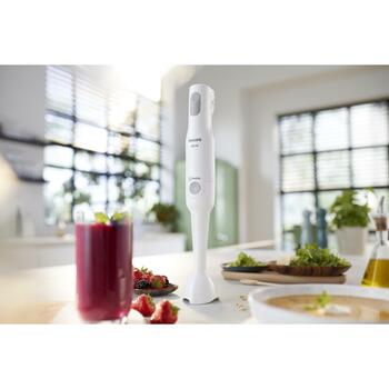 Philips Погружной блендер HR2531/00 650 Вт, 15000 об/мин, 1.2 м шнур, 85 дБ, Нержавеющая сталь, Пластик, Металл (HR2531/00)