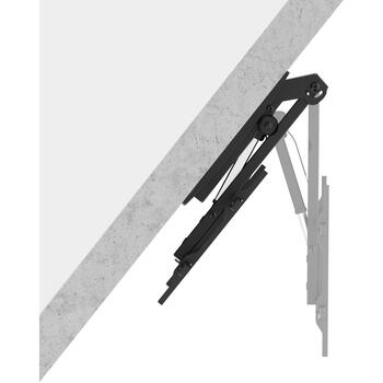 Sbox televizora kronšteins CPLB-M0748, 43''–86'', 45kg, 200x100–800x400, melns, +2°/-2°, 130cm no sienas (CPLB-M0748)