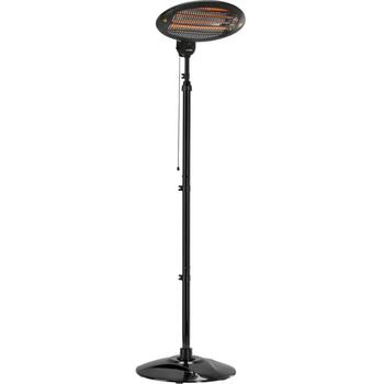Lund infrasarkanais sildītājs 68792, 2000W, 3 līmeņi, 25m², IP34, 2.1m, kvarca lampa, 5000h, sienas/statīva montāža (68792)