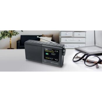 Muse портативный радиоприемник M-117DB, DAB/DAB+/FM, 20 предустановленных станций, 3 Вт RMS, 2,8-дюймовый TFT LCD дисплей (M-117DB)