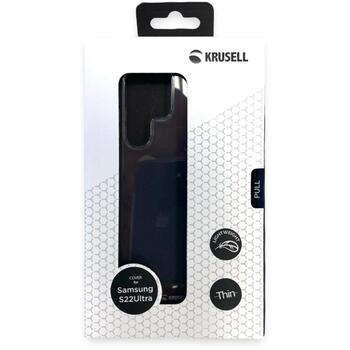 Krusell Чехол 62457, 6.8'', прозрачный, Samsung Galaxy S22 Ultra, амортизирующий TPU (62457)