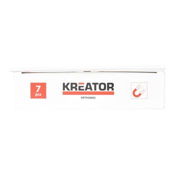 Kreator Skrūvgriežu komplekts KRTH20002, 7 gab., 150 mm, 125, magnētiskais gals, mīksta rokturis (KRTH20002)