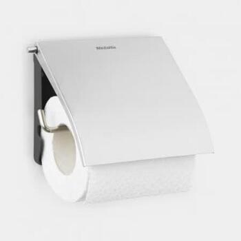 Brabantia держатель туалетной бумаги 385322, Matt Steel, коррозионностойкий, легкая загрузка, левая/правая (385322)