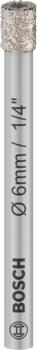 Dimanta urbis 6mm cietām flīzēm, Urbjmašīnām/skrūvgriežiem PRO CERAMIC DRY URBIS, 2608599049, BOSCH (2608599049)