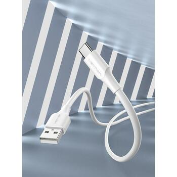 Vention USB 2.0 A Male uz C Male 3A kabelis 1M balts CTHWF, 1m, 3A, 0.48Gbit/s, PVC, Ni pārklājums (CTHWF)
