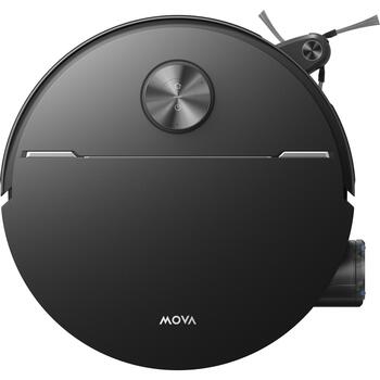 MOVA Z70 Ultra Roller Complete | Robotic Vacuum Cleaner | Wet&Dry | 6400 mAh | Dust capacity 4 L | 36000 Pa | Stone Black (Z70 Ultra Roller Complete Black)