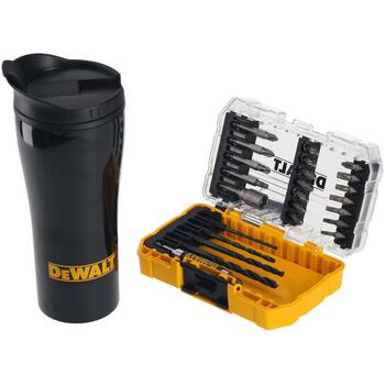 Dewalt Набор бит для дрели DT70707-QZ, 25 шт., TOUGHCASE+, кружка для напитков, модульный дизайн, прозрачная крышка (DT70707-QZ)