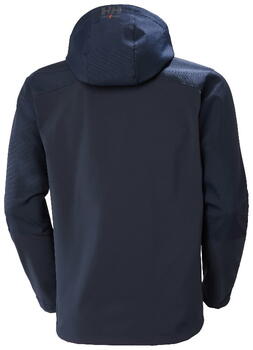 Softshell jaka Oxford, S, tumši zila, HELLY HANSEN, 74290_590-S, Ūdensnecaurlaidība 5000, Elpojamība 5000 (74290_590-S)