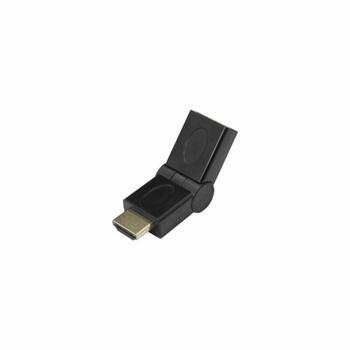 Sbox HDMI адаптер AD.HDMI-180, 24K позолоченные разъемы, 180°, черный (AD.HDMI-180)