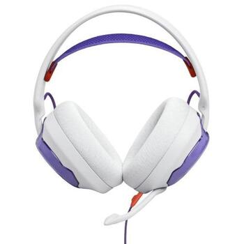 JBL Quantum 250 Wireless White JBLQTUM250WHT, беспроводная гарнитура, 50 мм, 32 Ом, 20-20000 Гц, 100 дБ, 1.5 м, для игр (JBLQTUM250WHT)